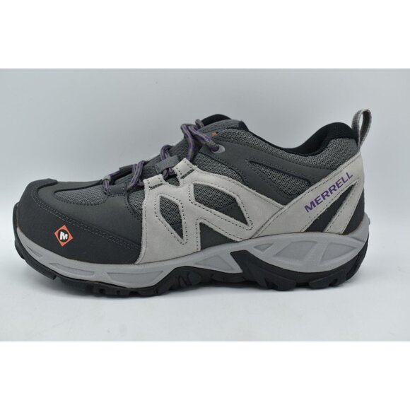 Merrell Womens Size 7 Siren AT Alloy Safety Toe Charcoal Paloma Shoes - Picture 8 of 11